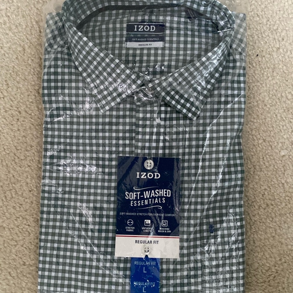 Izod Mens Button Down -Large